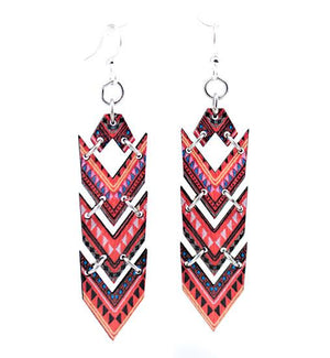 African Chevron Earrings #1533