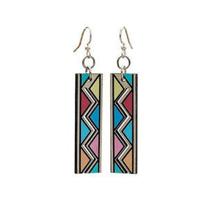 Safari Print Earrings #1682