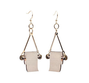 Toilet Paper Earrings # T147