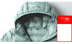 Womens Duck Down Jackets - Ultra Light Puffer