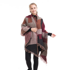 Cashmere Blanket Poncho Pashmina Shawl