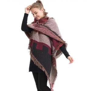 Cashmere Blanket Poncho Pashmina Shawl