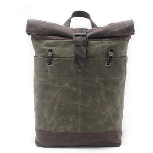 OilSkin Country Style Rucksack Bag